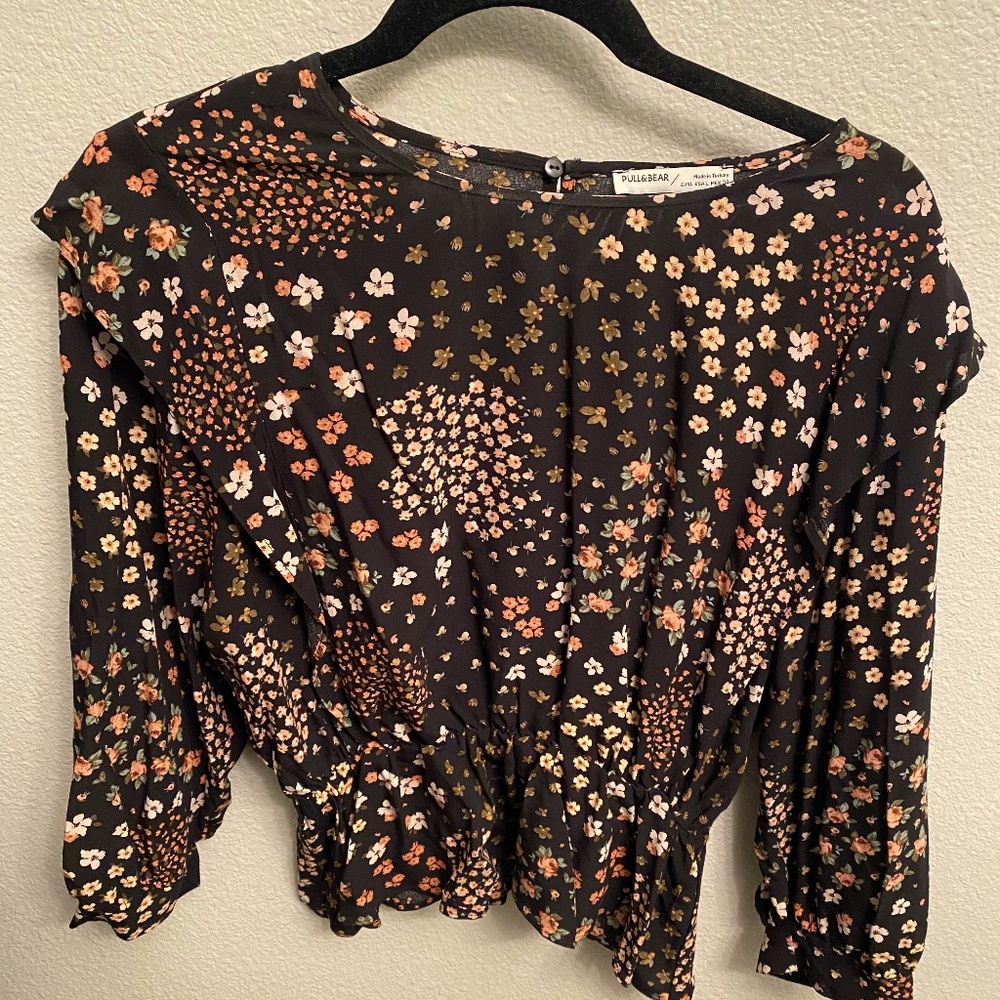 Asos Pull&Bear Floral Patchwork Top - image 4